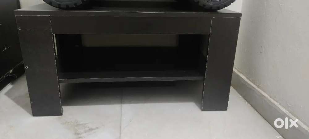Wood coffee table