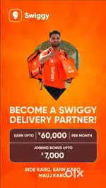 Swiggy food and Instamart delivery boy
