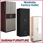 Sairam Furniture new model 2 door wardrobe bero with mirror offer sale