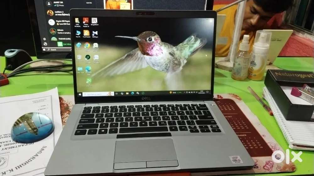 FULL KIT OF AADHAR CENTER INCLUDING LAPTOP & PRINTER,TABLE LAMP.