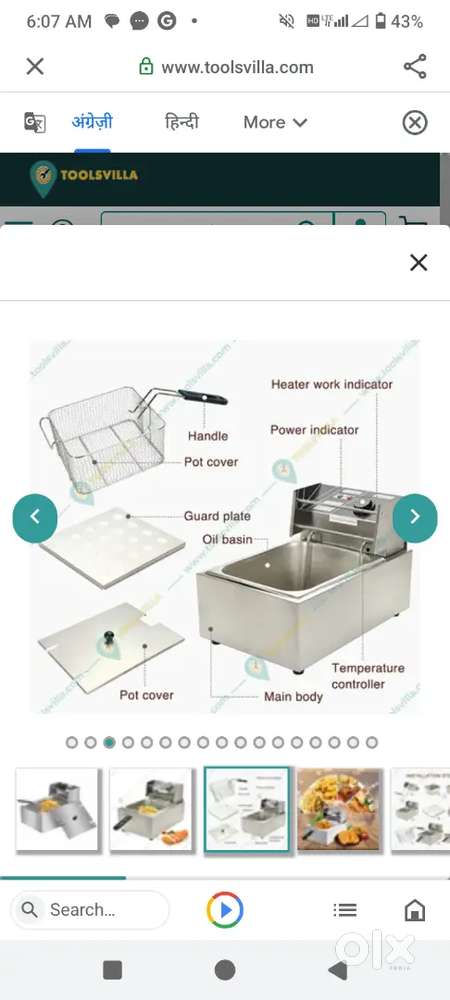 Electronic Deep fryer new