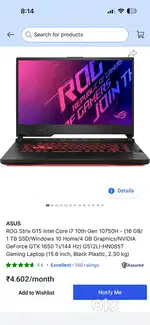 Asus ROG STRIX G15 Laptop