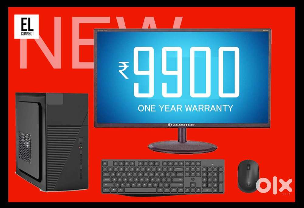 COMPUTER  MONITOR  CPU  1 YEAR WARRANTY