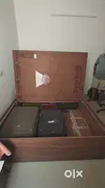 Plywood cot with storage 5 X 6.5