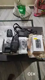 Canon 3000d  lens 2 55mm+75-3000mm