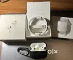 Airpods Pro 2 with Spigen Rugged Armor Case in Original Box and Bill