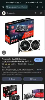 Msi Rx 6600xt mech