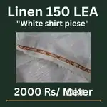 LINEN 150 LEA WHITE SHIRT PIESE