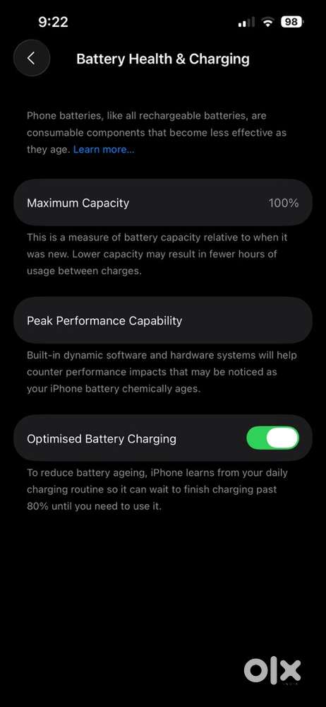 I phone 13 pro brand new condition 128 gb bh 100 Fixed price don’t ask