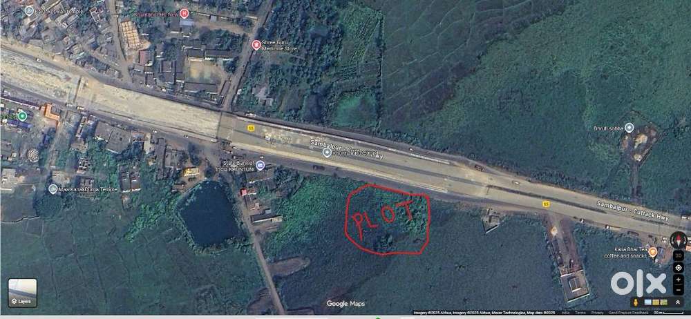 Prime 14 Guntha Land for Sale Adjacent to NH near Khuntuni, Cuttack,