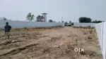 Boundary wall with Boring