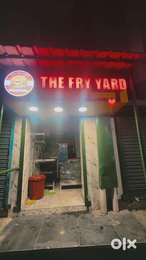 Fried chicken shop with all equipments