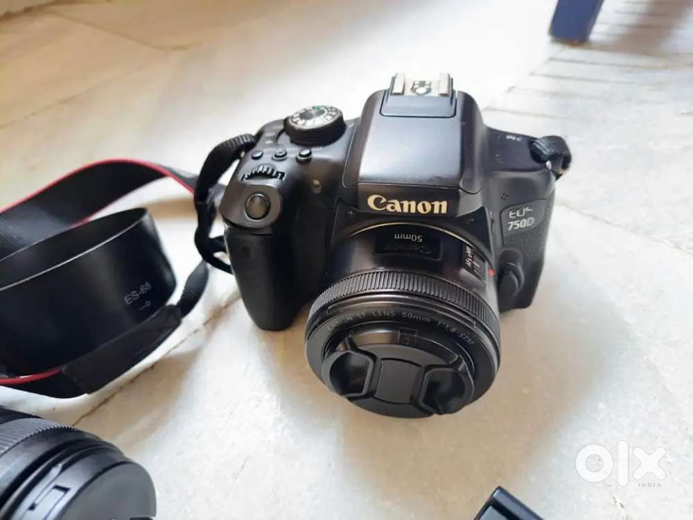 Canon 750D with extra lens