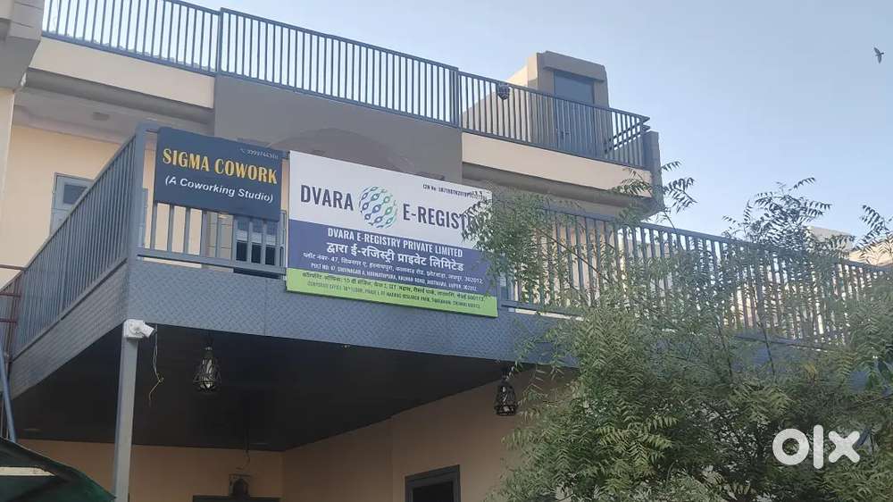 Fully furnished office available on per seat basis and private cabin