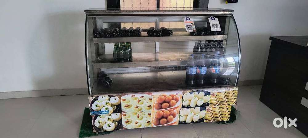 Sweet counter display Mitha showcase only 6 month used