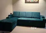 3 seater with launger affordable price