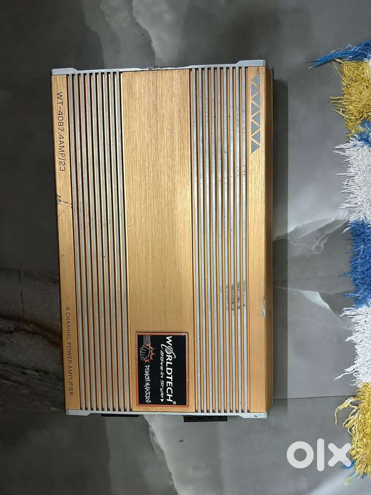 Car amplifier + bass tube