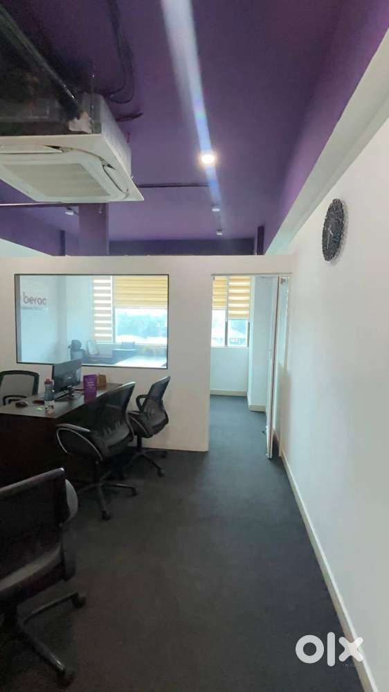 Modern 500 Sq.Ft Furnished Office Space  Vyttila Bypass  Parking