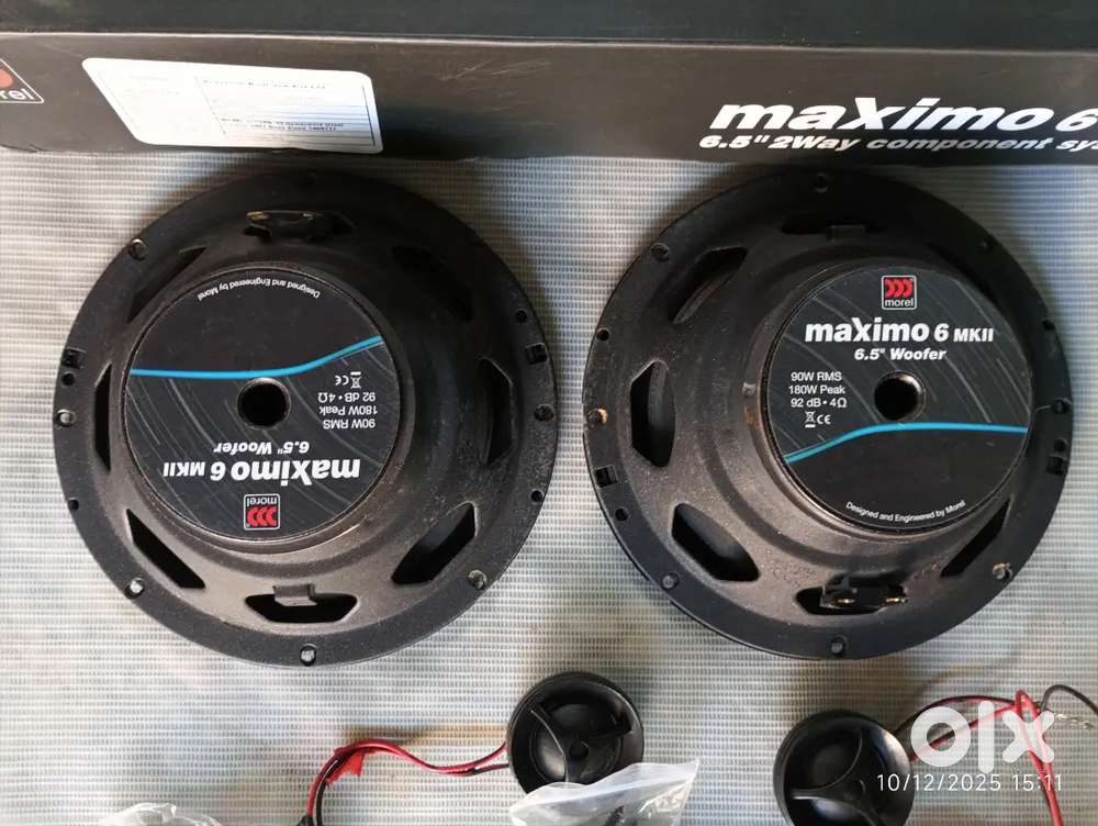 Morel Maximo 6MK II Maximo Series 6.5 inch component speaker system.