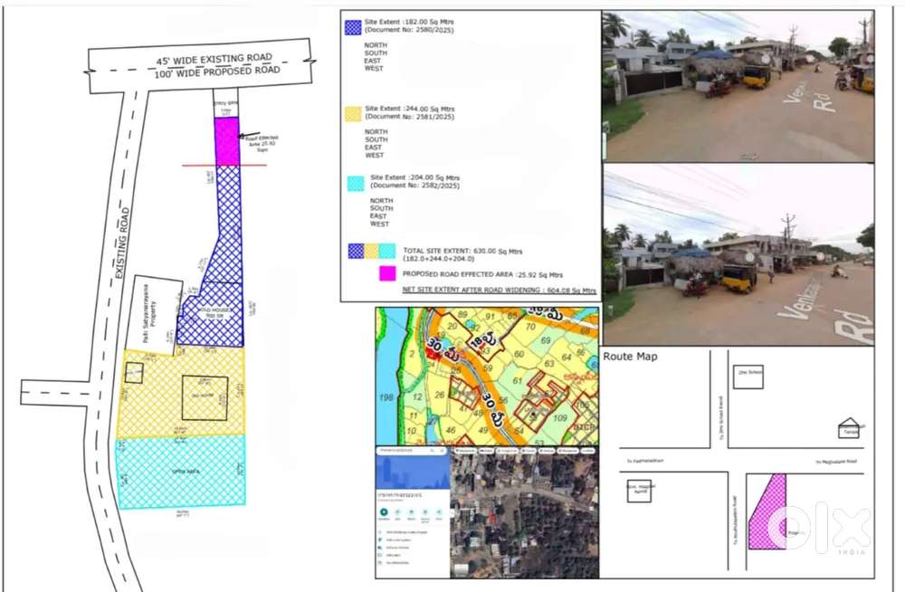 Residential Plot for Sale in Revidi, Padmanabham Road
