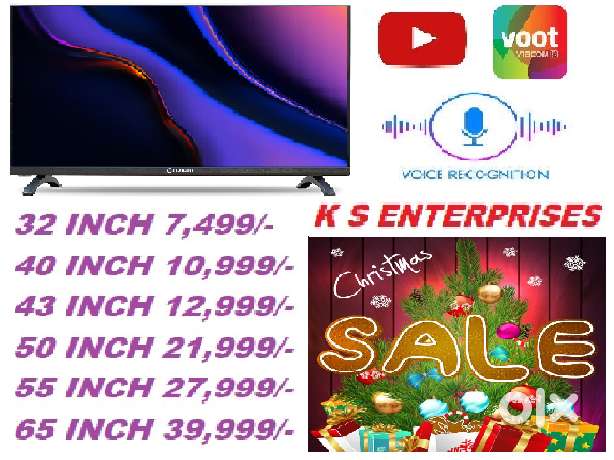 43 INCHES  SMART, 4K UHD LED TV IN 12,999 ONLY.
