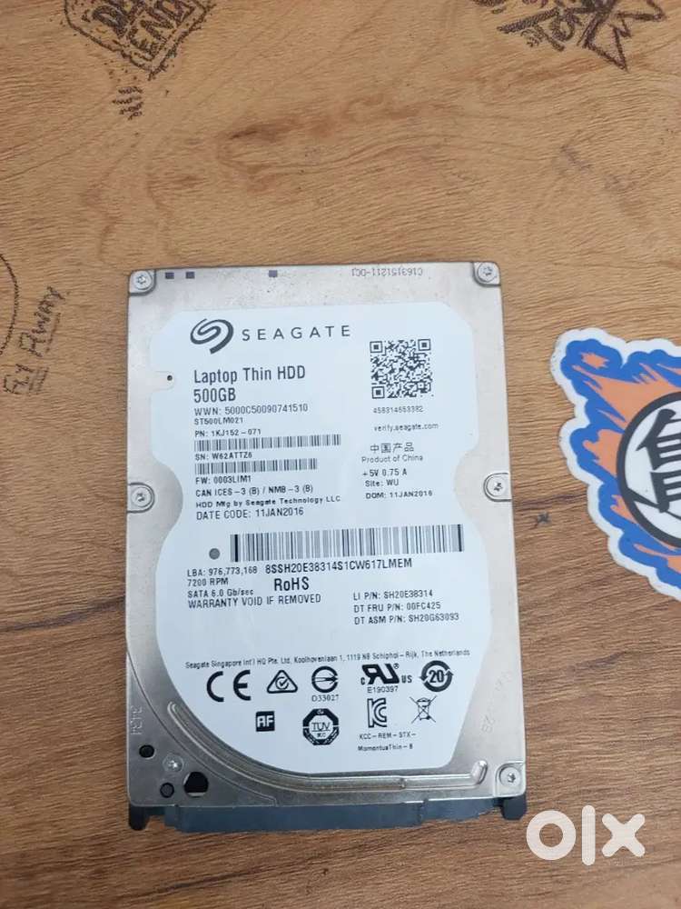URGENT SALE / 500 GB Toshiba HDD