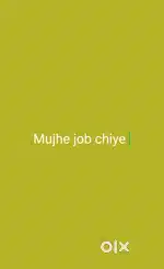 Mujhe Job chiye koi si bhi