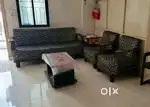 Sofa with center table