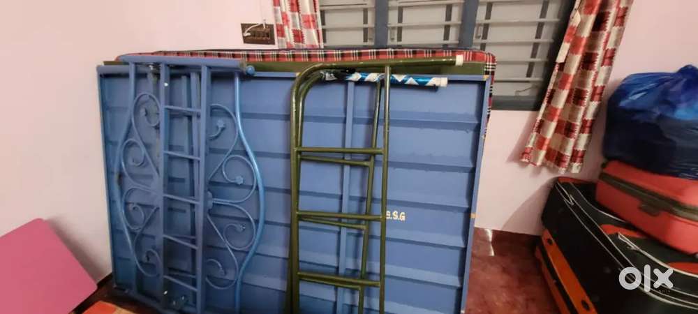 Steel cot 2 nos. - 4 feet width