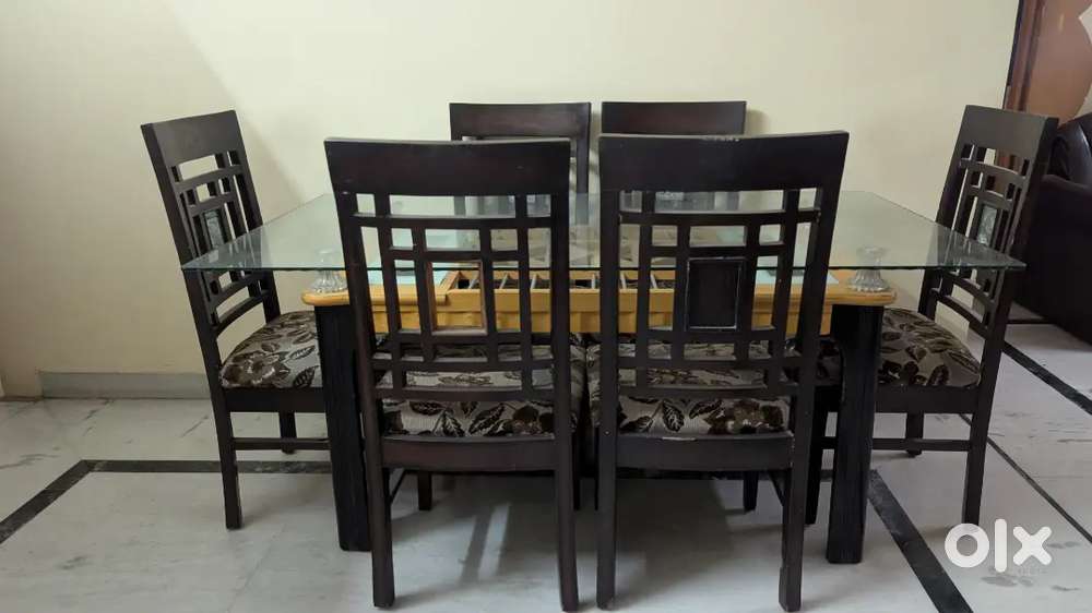 Dining table and chairs