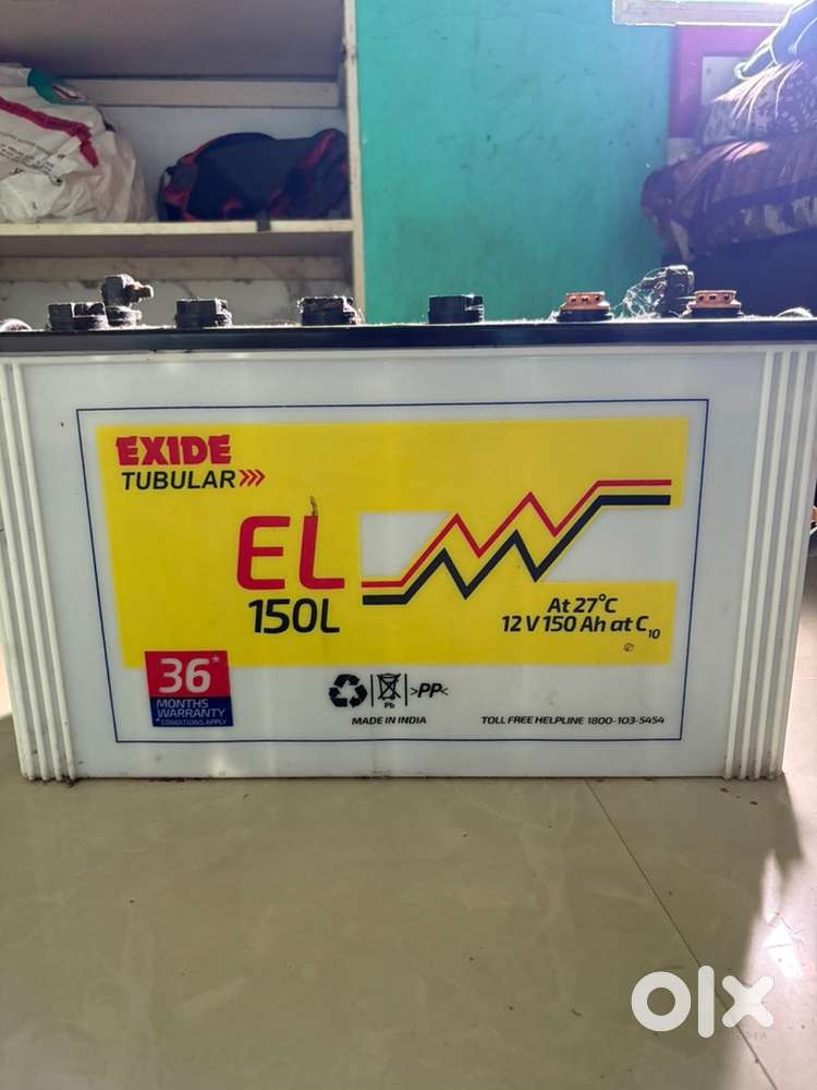 Exide tubular battery and inverter