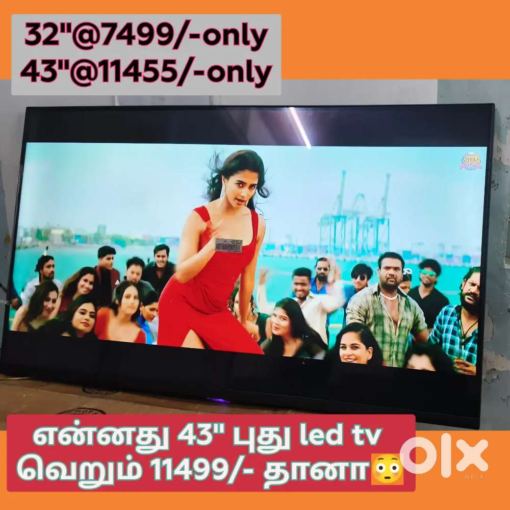 Discount rate $ new sony 43 inch smart led tv just 10999