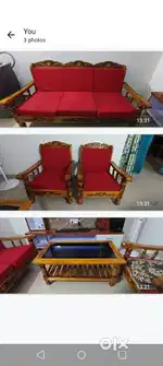 5 seater sofa set with tea table for sale
