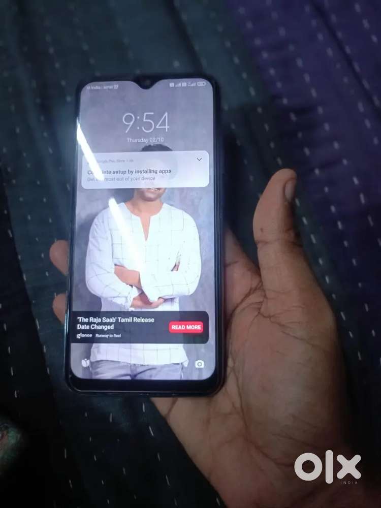 Redmi note 8 4gb ram 64gb exchange only 5g ph only finger not working