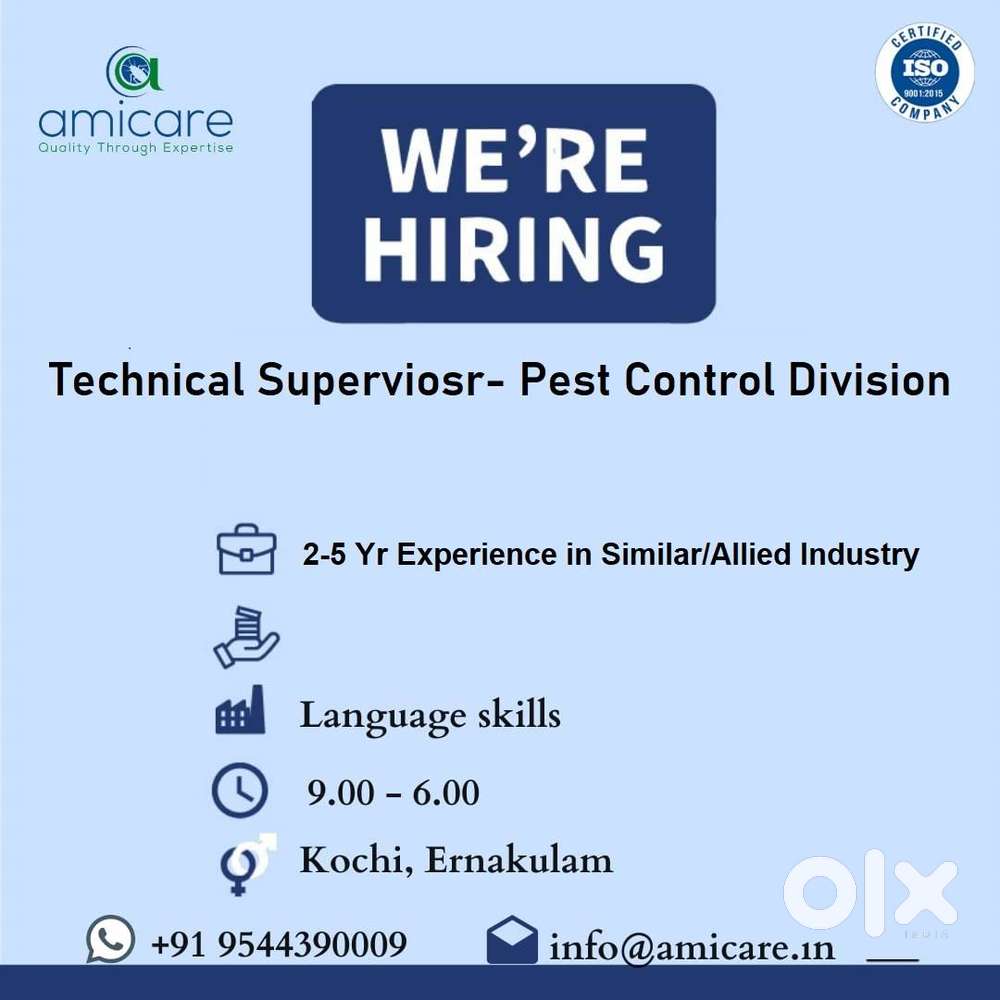 Pest Control Operator or Technicians Near Athani Medical College