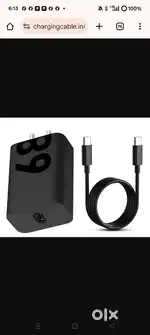 Moto 68 w turbo power charger