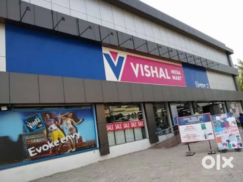 Urgent requirements 50 candidate need vishal mega Mart shopping mall