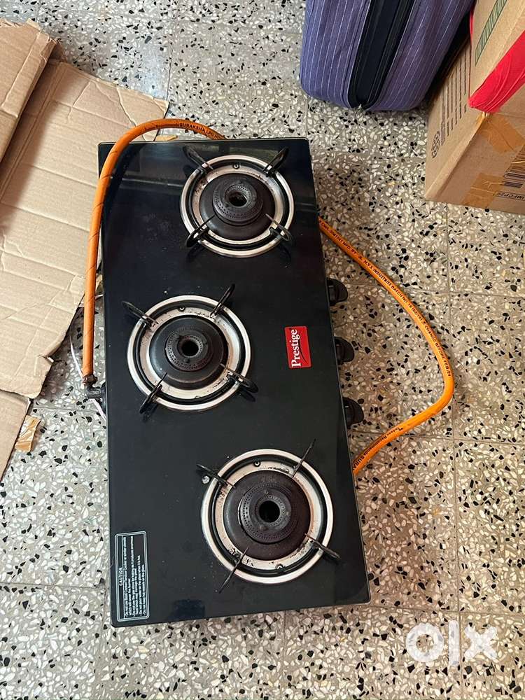 Prestige gas stove with three burners