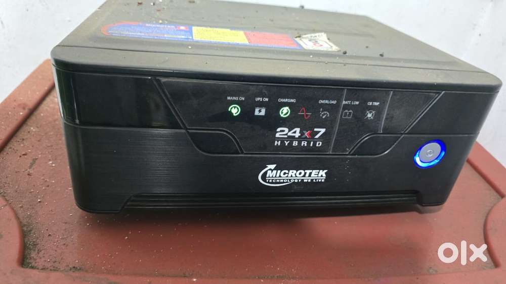 Fridge, Tv, Inverter + battery, computer