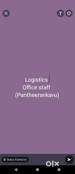 Logistics office staff