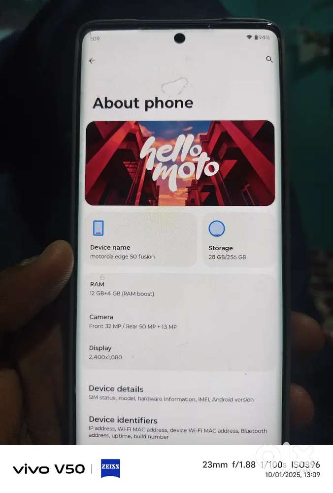 Motorola 50 fusion 12 256