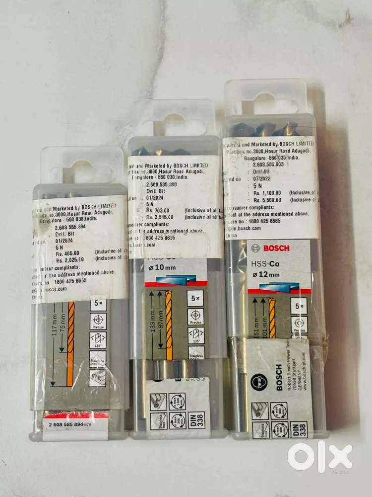 BOSCH cobalt drill bit's