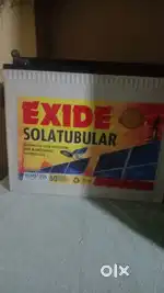 Big size Battery with solar pannel