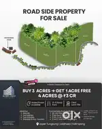 Buy 3  Acres → Get  1 acre Free   4 Acres @ ₹3 Cr