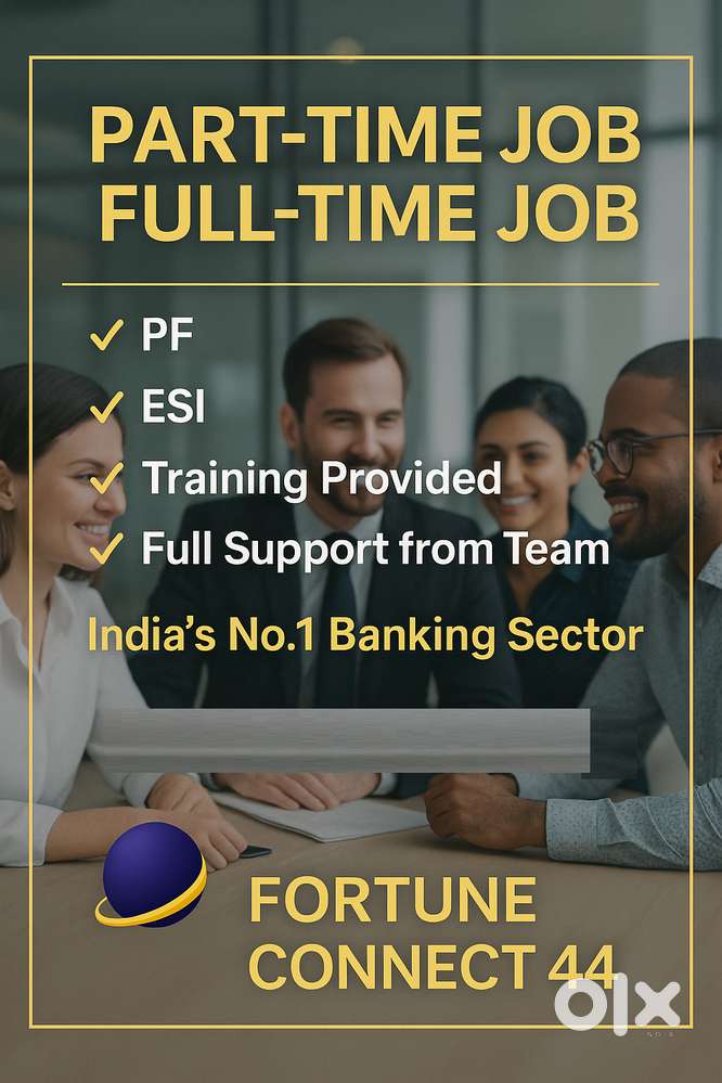 PART-TIME / FULL-TIME JOB – Career Opportunity – Age 30+