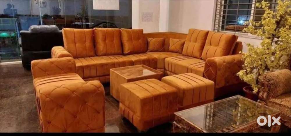 Luxurious design l shape sofa set in starf premium furniture