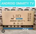 ( 43 LED TV SMART ANDROID 1GB RAM 8GB ROM WI-FI YOU MOBILE CONNECTED