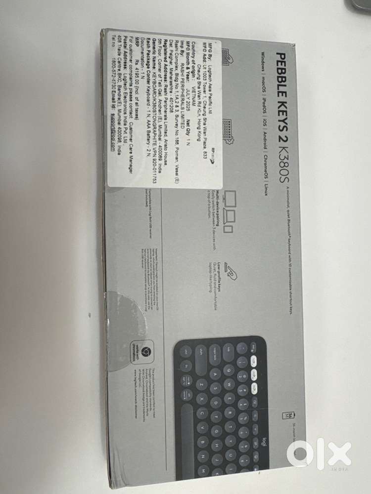 Pebble keys 2 k380s wireless keyboard