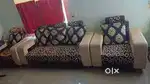 Sofa set Cushioned ( 1 main sofa + 2 Chairs) + 2 Chairs )