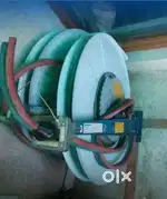 Hose reel oxygen acetylene